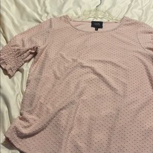 Pink business blouse